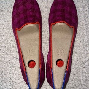 Brand New Women’s | Rothy's | Cherry Gingham Loafers | Size 10